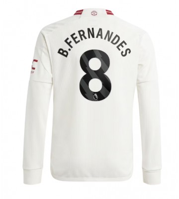 Manchester United Bruno Fernandes #8 Koszulka Trzecich 2023-24 Długi Rękaw